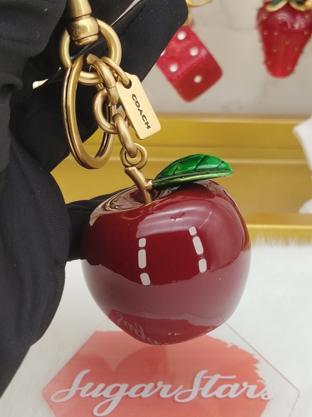 Coach Apple Bag Charm